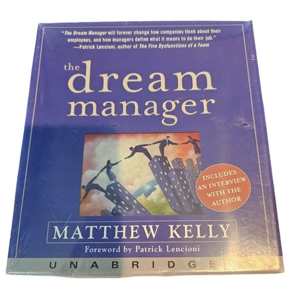 The Dream Manager Audio CD Matthew Kelly 3 Disc Set BRAND NEW Unabridged 2007